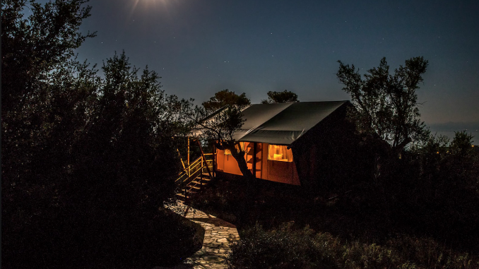 The Tents by Night