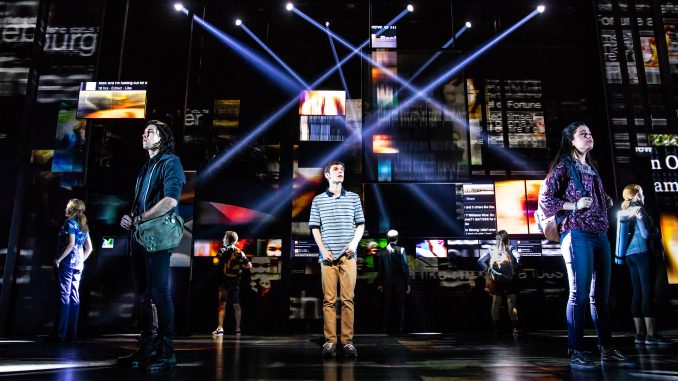 Evan1 1_-_Ben_Levi_Ross_as_Evan_Hansen_and_the_Company_of_the_First_North_American_Tour_of_Dear_Evan_Hansen__Photo_by_Matthew_Murphy__2018